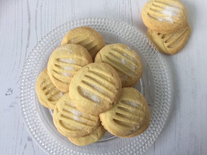 cookies on a serving tray